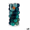 Set kerstballen Blauw PVC 8 x 9 x 8 cm (4 Stuks)