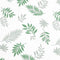 vidaXL - Stoelkussens - 2 - st - bladpatroon - 40x40x3 - cm - stof