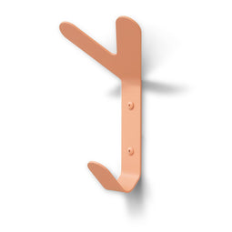 FRONDO Hook - Wandkapstok - Stalen wandhaak met 2 haken - Clay Terra