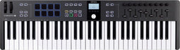 Arturia KeyLab Essential 61 mk3 - MIDI Controller - 61 toetsen - 9 draaiknoppen - 9 faders - 8 pads - Zwart