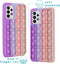 iMoshion Hoesje Geschikt voor Samsung Galaxy A72 Hoesje Siliconen - iMoshion Pop It Fidget Toy - Pop It hoesje - Multicolor
