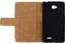 Mobilize LG L70 - Slim Wallet Bookcase - 2 pasjes - Zwart