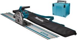 Makita SP001GZ04 - 40V Max Invalcirkelzaag 165 mm - Softstart AWS - Zonder accu's en lader (in Mbox met geleiderail en tas)