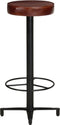 vidaXL - Barkrukken - 2 - st - 76 - cm - echt - leer