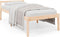 vidaXL - Seniorenbed - massief - grenenhout - 90x200 - cm