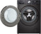 LG F34R92BSTA wasmachine Voorlader 13 kg 1360 RPM Zwart