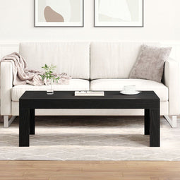 vidaXL - Salontafel - Zwart - Eiken - 102x50x35 - cm - Engineered - Wood