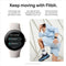 Google Pixel Watch 2 - Smartwatch - GPS - 5ATM - Zilverkleurig met blauw sportbandje