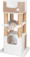 Trixie Lucano - Krabpaal XXL - 2 schuilplaatsen - Wit/Taupe