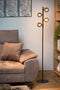 Lucide TYCHO - Vloerlamp - 4xG9 - 154 cm - Zwart