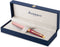 Waterman Hémisphère rollerballpen | metaal-roze lak met verguld detail | fijne punt | zwarte inkt | met Geschenkdoos