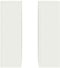 vidaXL - Plantenstandaards - Poort - - - 2 - stuks - - - Wit - - - 24x24x75 - cm - - - Staal