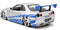 Jada Toys - Fast & Furious 2002 Brians Nissan Skyline GT-R - Zilver - Speelgoedvoertuig