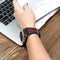 Luxe Siliconen Sport Bandje 22mm - Zwart Rood