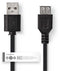 Nedis CCGT60010BK30 - USB 2.0 Kabel - 300 cm - Zwart