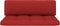 vidaXL - Palletkussens - 2 - st - stof - rood