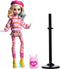 Monster High Enid Sinclair - Modepop - Roze outfit met baret en rugzakaccessoires