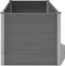 vidaXL - Plantenbak - verhoogd - 150x100x91 - cm - HKC - grijs