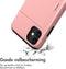 imoshion Hoesje Geschikt voor iPhone 11 Hoesje - Ruimte voor 2 pasjes - imoshion Backcover met pasjeshouder - Rosé Goud