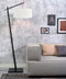 GOOD&MOJO Vloerlamp Andes - Zwart/Donkergrijs - 72x47x176cm - Scandinavisch,Bohemian - Staande lampen voor Woonkamer - Slaapkamer