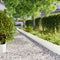 vidaXL - Gazonranden - 20 - st - 25x103 - cm - koudgewalst - staal - wit