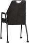 MX Sofa Stoel Axa met wielen - Antraciet - set van 2 stuks