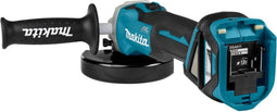 Makita DGA511ZJ - 18V Li-Ion Accu Haakse Slijper - Koolborstelloos 125mm - Lichtgewicht