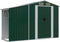 vidaXL - Tuinschuur - 277x365,5x179 - cm - gegalvaniseerd - staal - groen