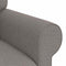 Bank 140cm Taupe Metaal