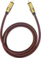 Oehlbach NF Sub Subwoofer-cinchkabel - RCA Male/Male - 800 cm - Bordeaux Rood