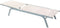 Solstol DKD Home Decor liggend PVC Aluminium (191 x 58 x 98 cm)