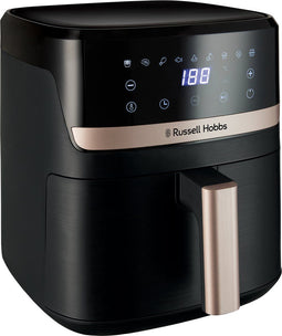 Russell Hobbs Satisfry 5.5L - Heteluchtfriteuse - 9 kookprogramma's - Zwart met champagne accenten