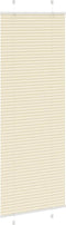 vidaXL - Plissé - rolgordijn - 75x200 - cm - stofbreedte - 74,4 - cm - polyester - crème