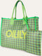 Oilily Sheila - Shopper - Dames - Ritssluiting - Waterafstotend - Groen - One size
