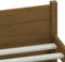 vidaXL - Bedframe - massief - hout - honingbruin - 200x200 - cm