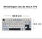 Epomaker x Aula F75 - Mechanisch Toetsenbord - Draadloos - Lichtblauw
