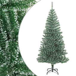 vidaXL - Kunstkerstboom - met - sneeuw - 180 - cm - groen