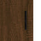 vidaXL - Dressoir - 69,5x34x90 - cm - bewerkt - hout - bruin - eikenkleur