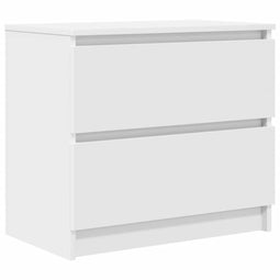 vidaXL - Tv-meubel - 60x35x54 - cm - bewerkt - hout - wit