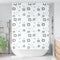 vidaXL - Doucherolgordijn - met - cassette - 160x240 - cm - stofbreedte - 156 - cm