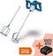 Scheppach PM1400 - Beton- en verfmixer - 1400W - Variabele snelheid tot 760 r/min - Incl. 1x rechte verfgarde & 1x mengstaaf