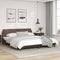 vidaXL - Bedframe - met - hoofdbord - kunstleer - bruin - 180x200 - cm