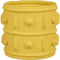 Mica Decorations Bloempot Eden - 20.5x20.5x18.5 cm - Keramiek - Geel