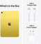 Apple iPad (2022) - 10,9 inch - A14 Bionic - WiFi 6 - 256GB - Geel