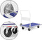 Plateauwagen opvouwbaar 300kg - Magazijnplatformtransportwagen