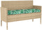vidaXL - Ligbedkussen - Bladerenpatroon - 140x40x8 - cm - Oxford - Stof