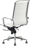 Feel Home - Hoge design bureaustoel - Echt leer - Wit