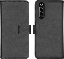 iMoshion Hoesje Geschikt voor Sony Xperia 5 Hoesje Met Pasjeshouder - iMoshion Luxe Bookcase - Zwart