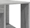 vidaXL - Bureau - met - opbergruimte - Grijs - Sonoma - 130x50.5x75 - cm - Geengineerd - hout