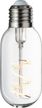 J-Line ledlamp T45 Spiral - glas - transparant